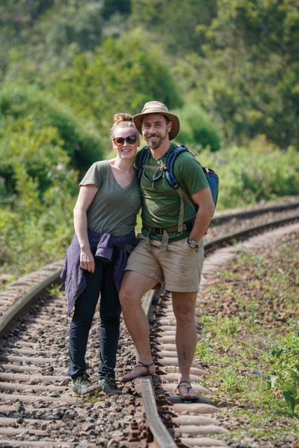 Alex and Andrew Kinzer in Kenya