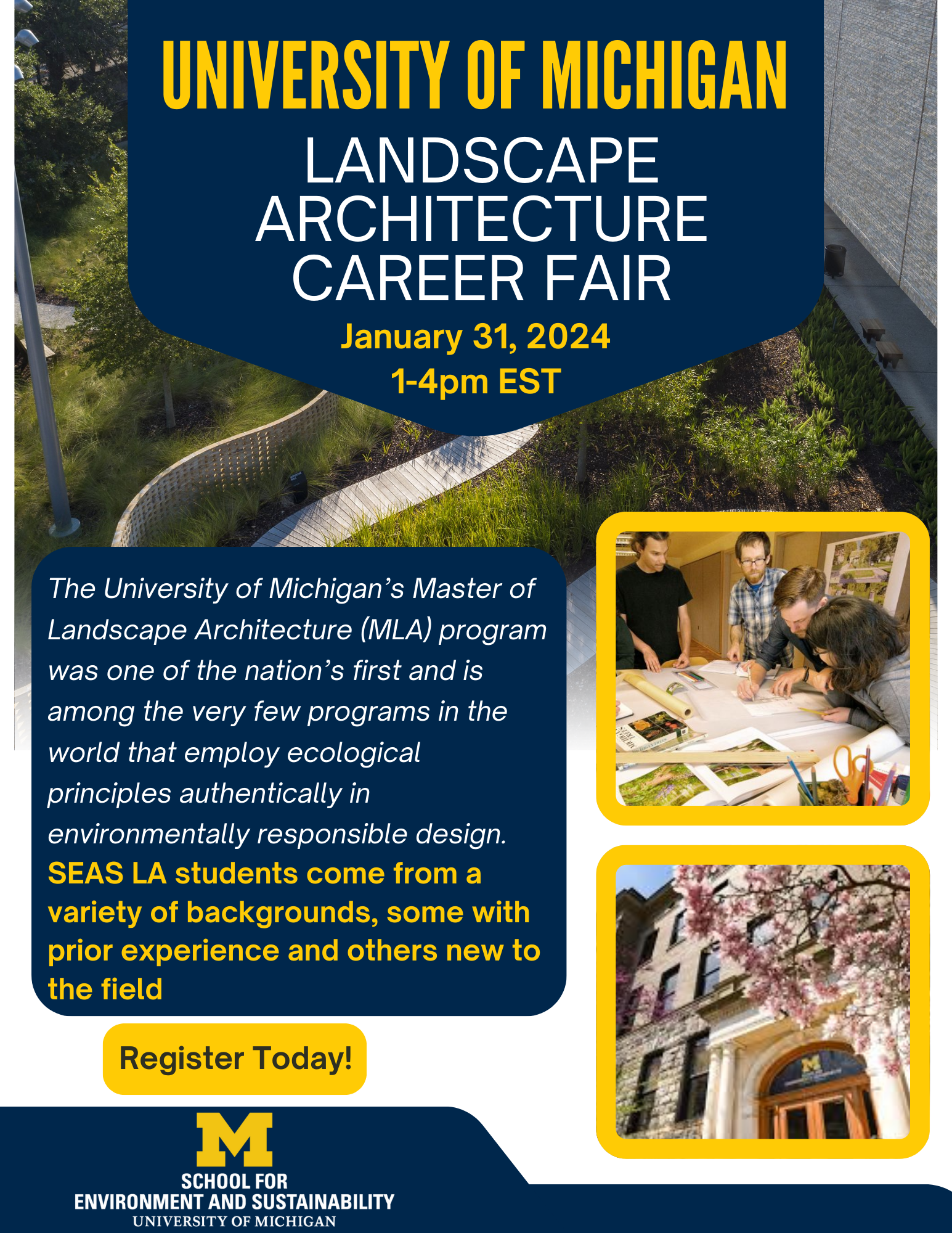 Landscape Architecture Career Fair Brochure