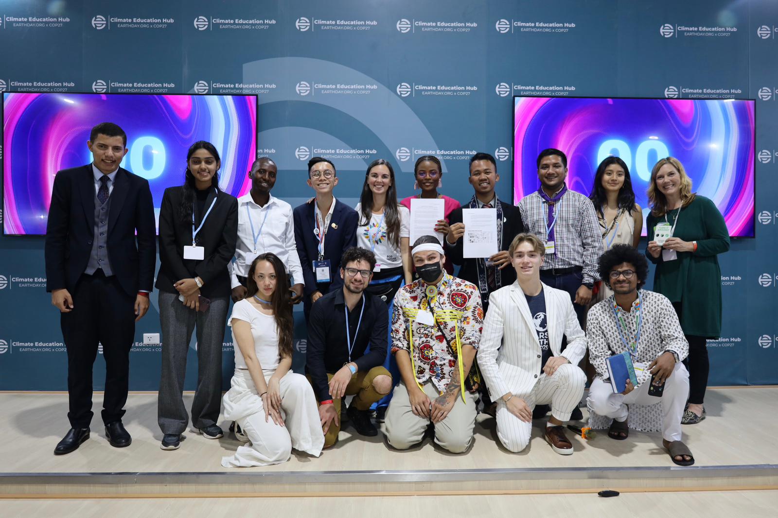 A group shot at COP27