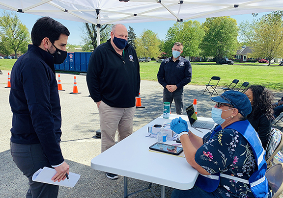 "Shots in Arms": Zane Hadzick (MS '12) Brings the COVID Vaccine to the Underserved in Maryland