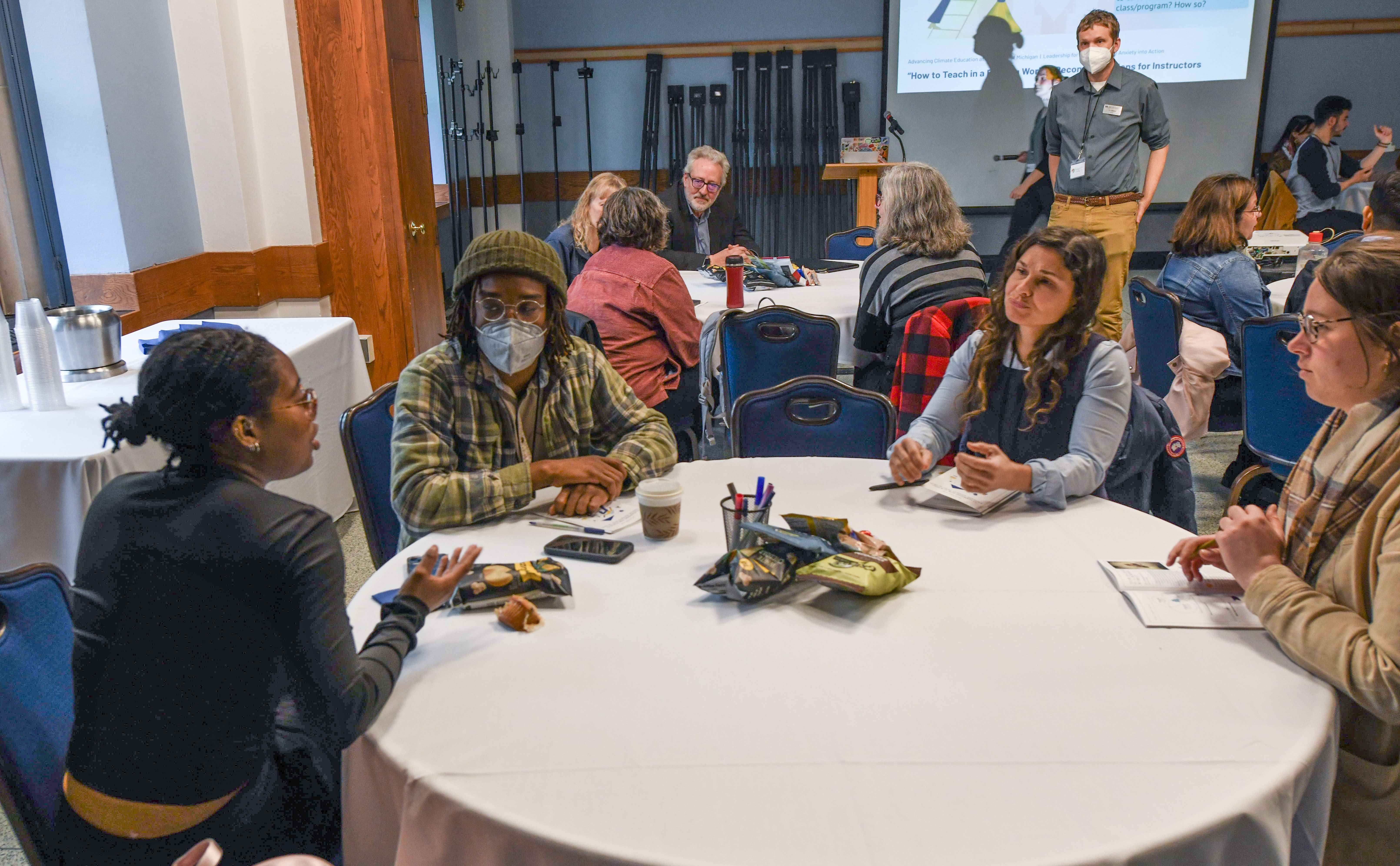 Small group discussions took place during breakout sessions at ACE 2.0.